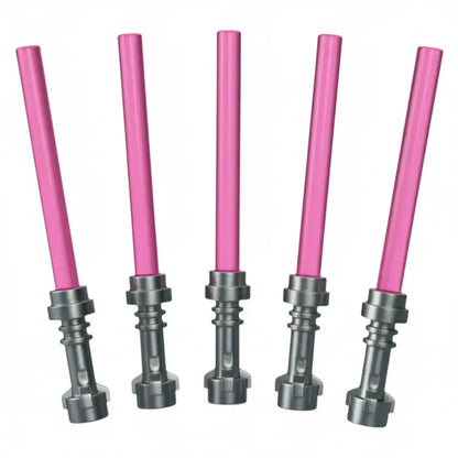LEGO Zubehör Laserschwert 5 Stk. - Pink Silber Spiele Pirat