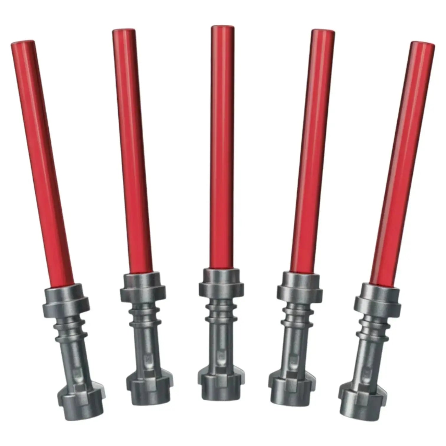 LEGO Zubehör Laserschwert 5 Stk. - Rot Silber Spiele Pirat