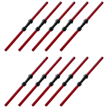 LEGO Zubehör Laserschwert Doppel 10 Stk. - Rot Schwarz