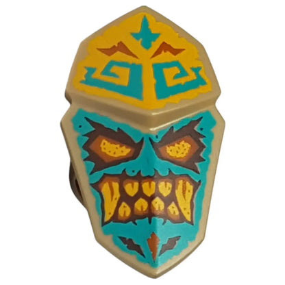 LEGO Zubehör Maske Inselbewohner Gesicht mit Augen und Zähnen Spiele Pirat