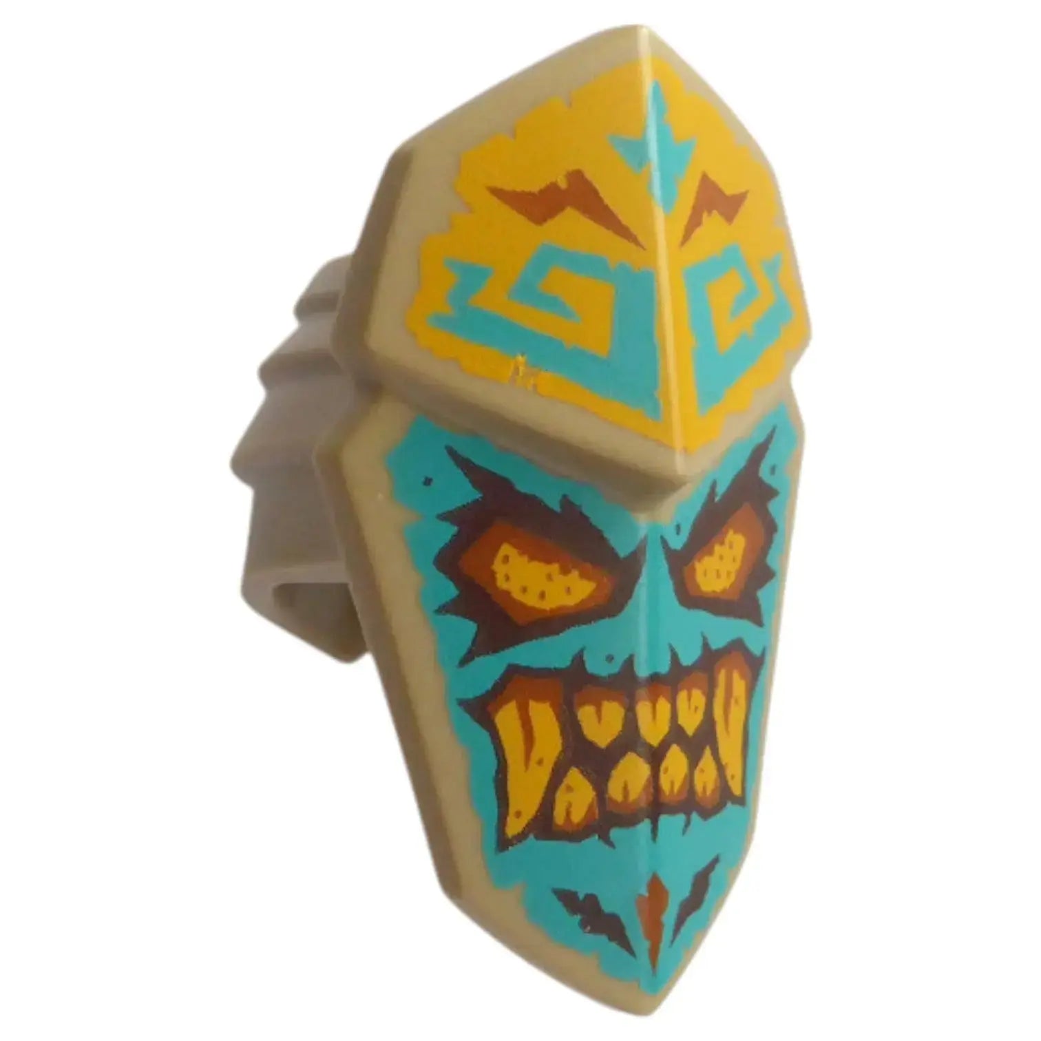 LEGO Zubehör Maske Inselbewohner Gesicht mit Augen und Zähnen Spiele Pirat