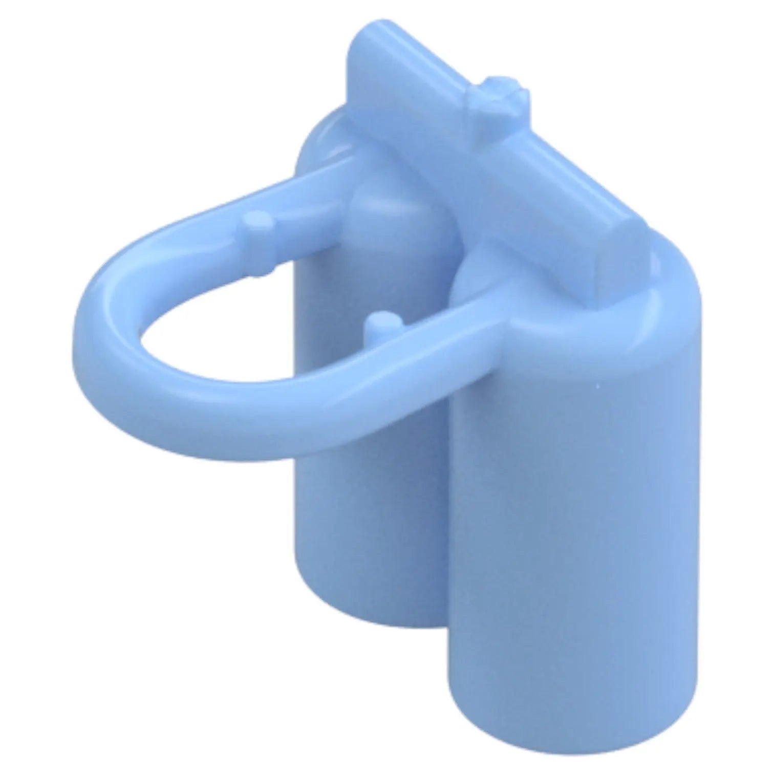 LEGO Zubehör Mini Sauerstoffflaschen - Light Royal Blau - 3838