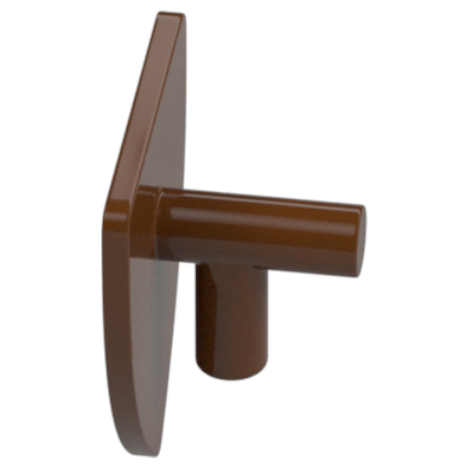 LEGO Zubehör Mini Schild - Braun - 3846