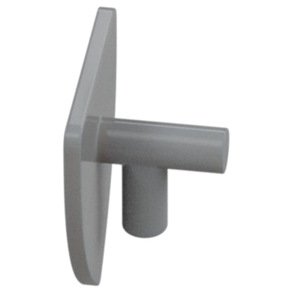 LEGO Zubehör Mini Schild - Grau - 3846