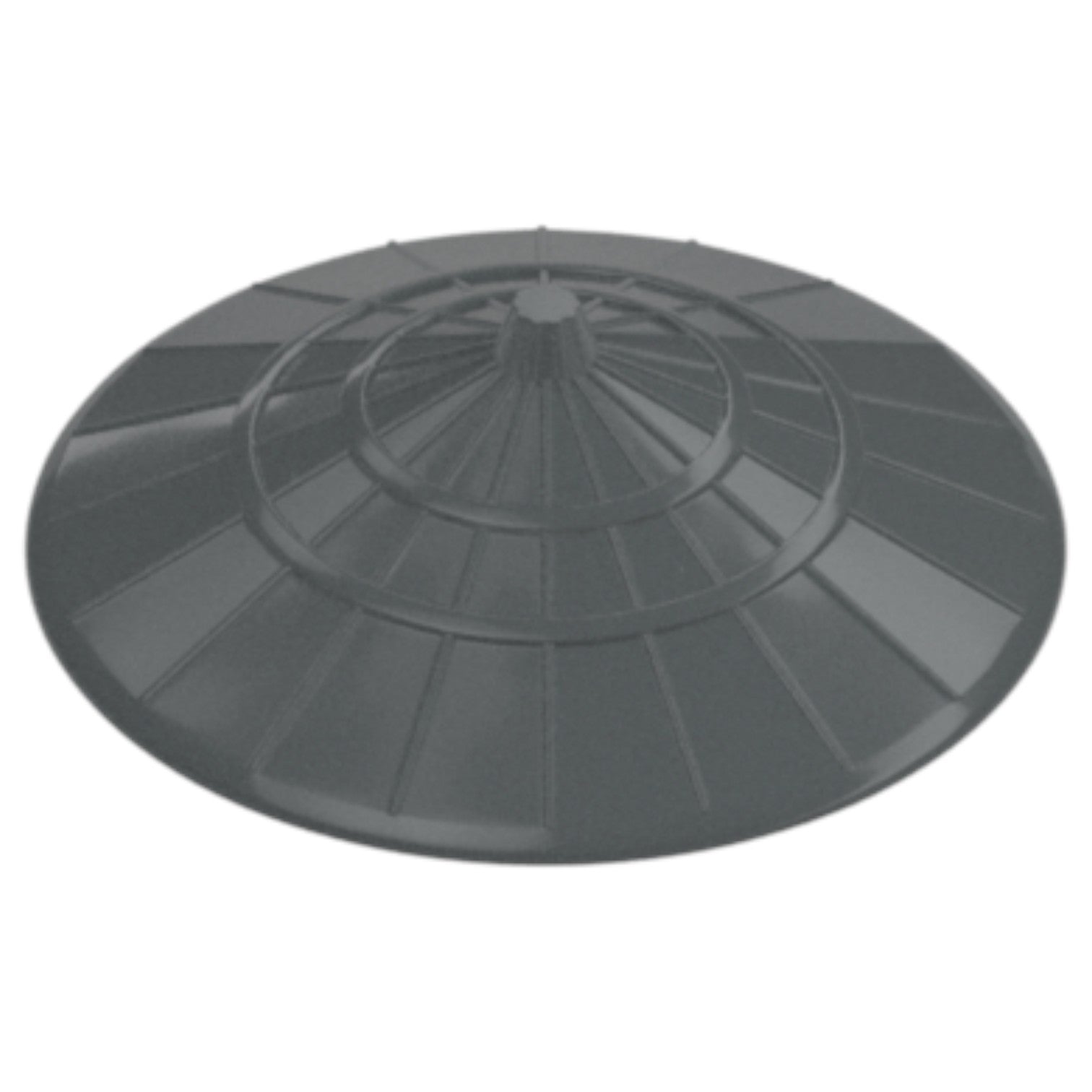 LEGO Zubehör Ninjago Asiatischer Stroh Hut - Dunkelgrau - 24458