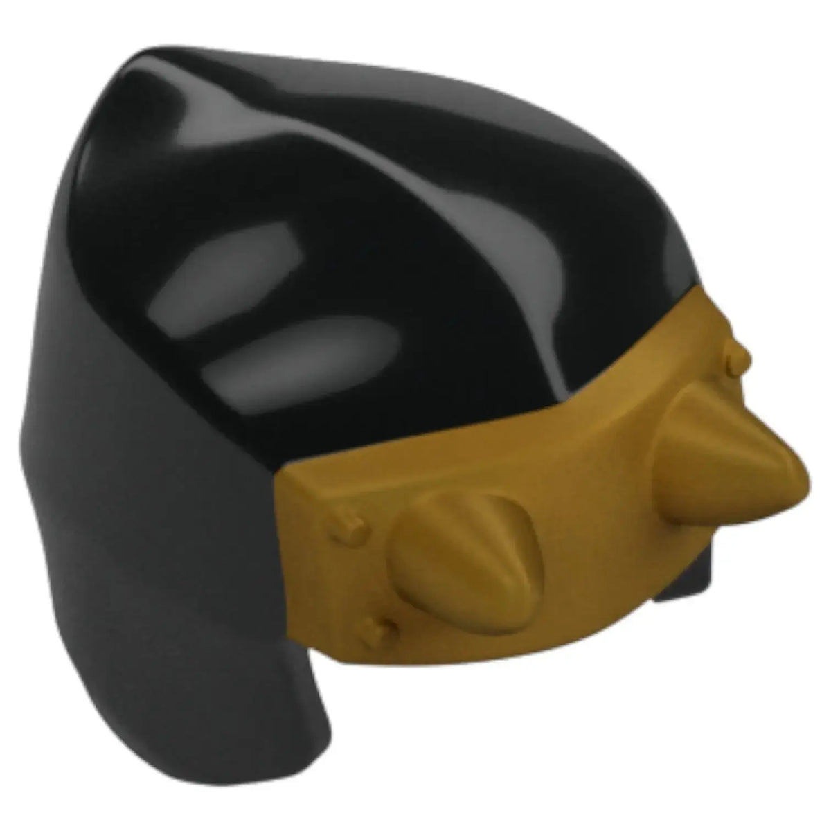 LEGO Zubehör Ninjago Helm - Schwarz Gold - 3448 Spiele Pirat