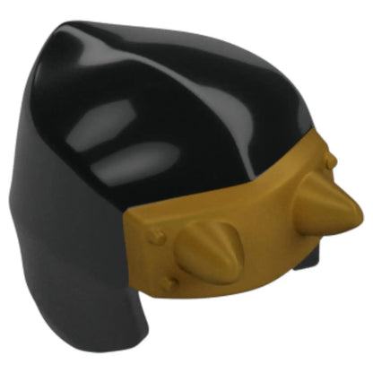 LEGO Zubehör Ninjago Helm - Schwarz Gold - 3448 Spiele Pirat