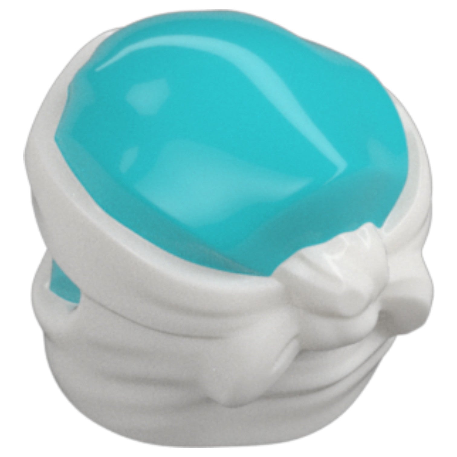 LEGO Zubehör Ninjago Kapuze - Azur Weiss - 4910