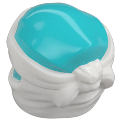 LEGO Zubehör Ninjago Kapuze - Azur Weiss - 4910