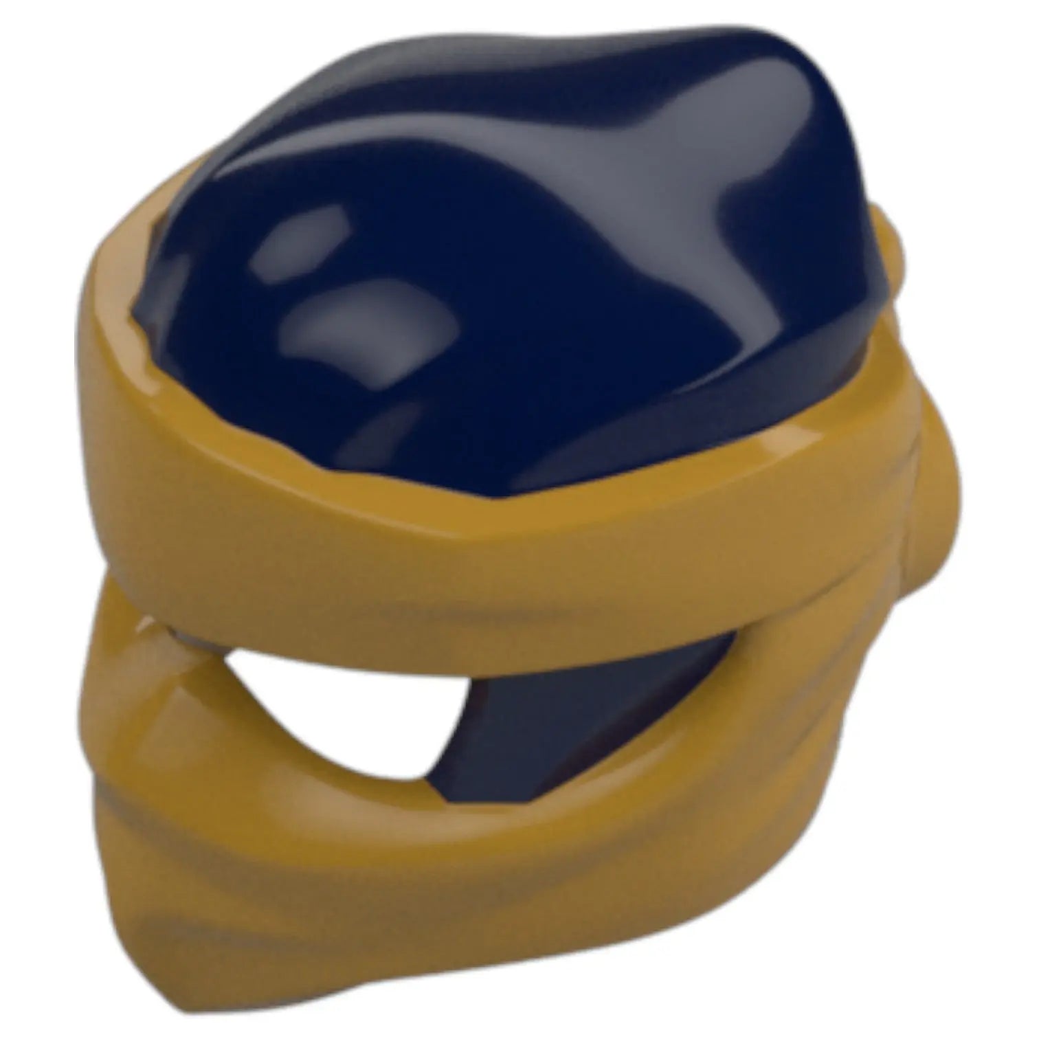LEGO Zubehör Ninjago Kapuze - Gold Blau - 4910
