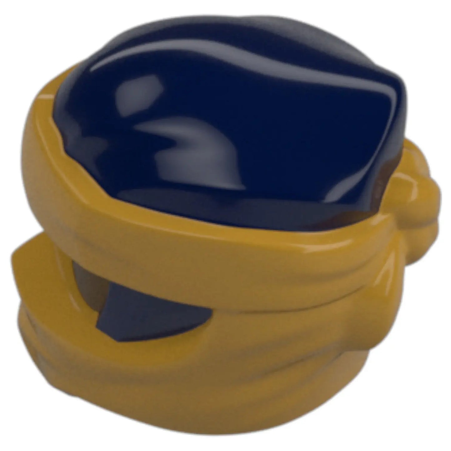 LEGO Zubehör Ninjago Kapuze - Gold Blau - 4910