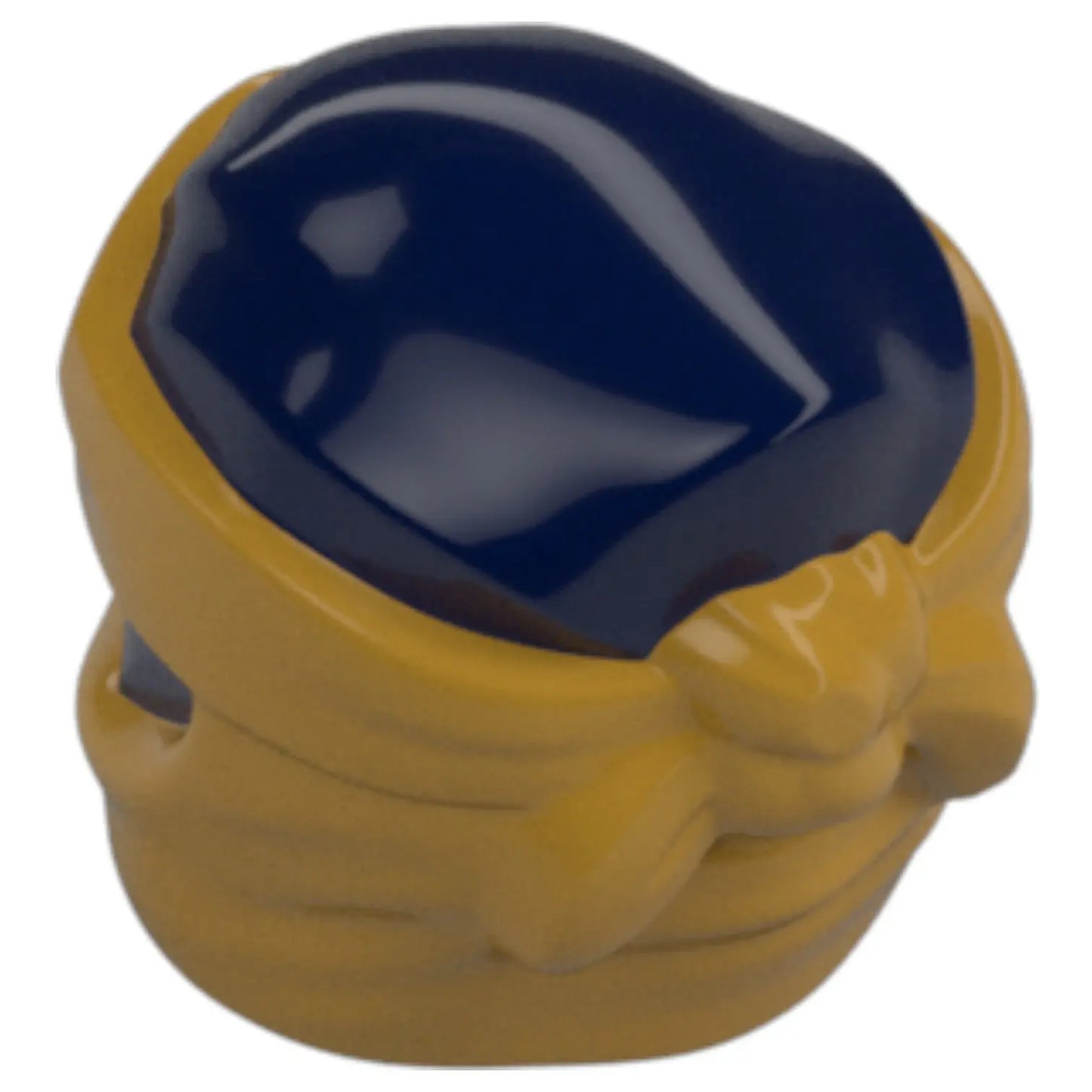 LEGO Zubehör Ninjago Kapuze - Gold Blau - 4910