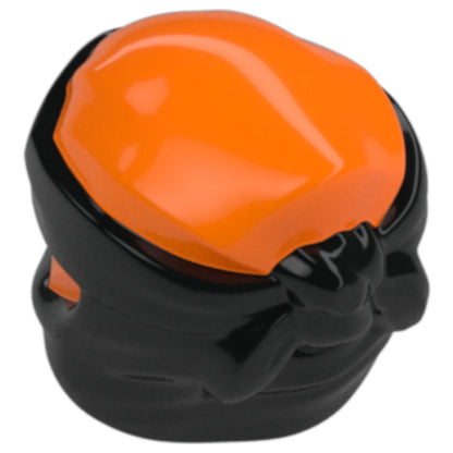 LEGO Zubehör Ninjago Kapuze - Orange Schwarz - 4910
