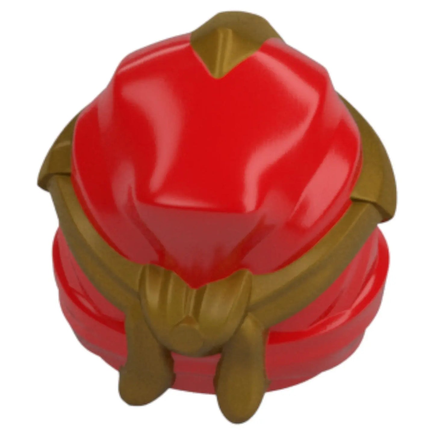 LEGO Zubehör Ninjago Kapuze - Rot Gold - 7554 Spiele Pirat