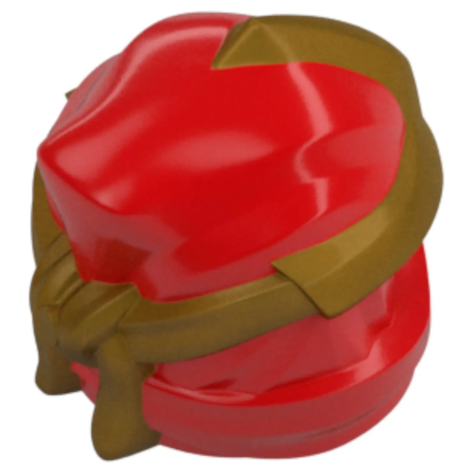 LEGO Zubehör Ninjago Kapuze - Rot Gold - 7554 Spiele Pirat