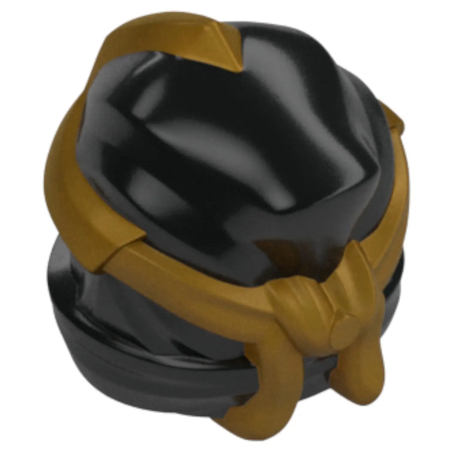 LEGO Zubehör Ninjago Kapuze - Schwarz Gold - 7554 Spiele Pirat