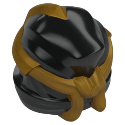 LEGO Zubehör Ninjago Kapuze - Schwarz Gold - 7554 Spiele Pirat