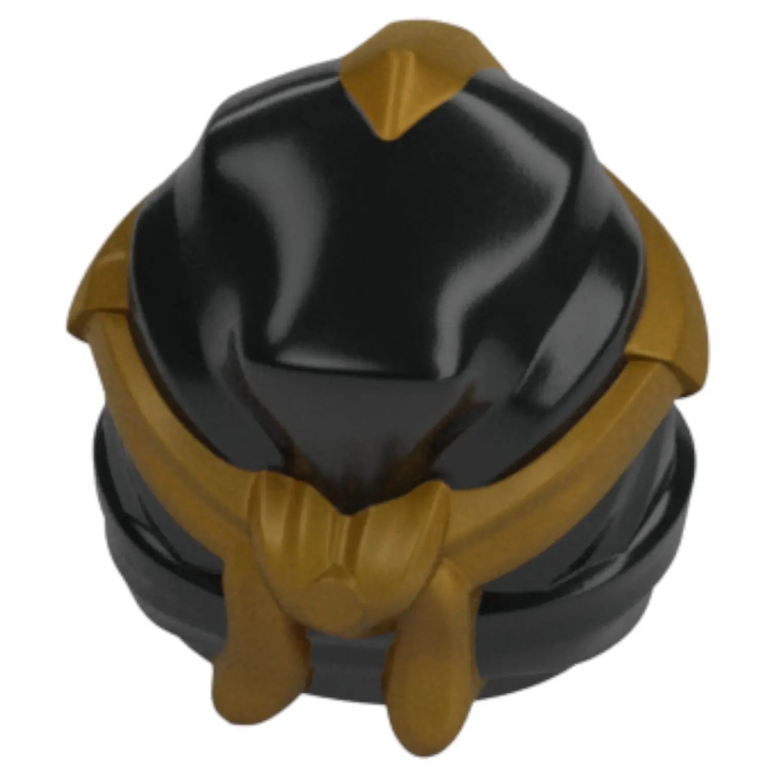 LEGO Zubehör Ninjago Kapuze - Schwarz Gold - 7554 Spiele Pirat