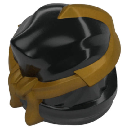 LEGO Zubehör Ninjago Kapuze - Schwarz Gold - 7554 Spiele Pirat