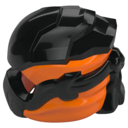 LEGO Zubehör Ninjago Kapuze - Schwarz Orange - 5990 Spiele Pirat