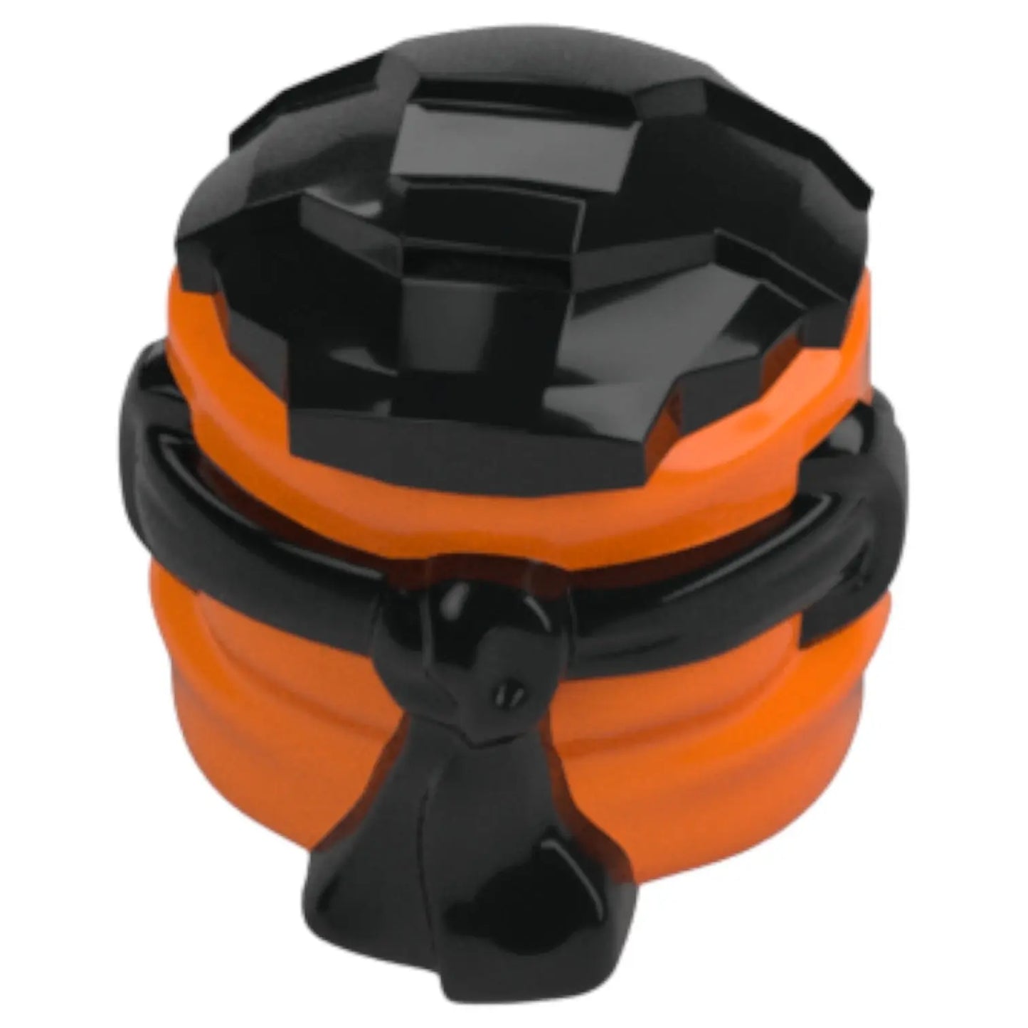 LEGO Zubehör Ninjago Kapuze - Schwarz Orange - 5990 Spiele Pirat