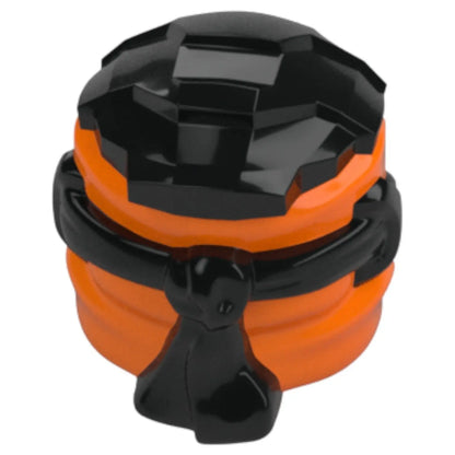 LEGO Zubehör Ninjago Kapuze - Schwarz Orange - 5990 Spiele Pirat