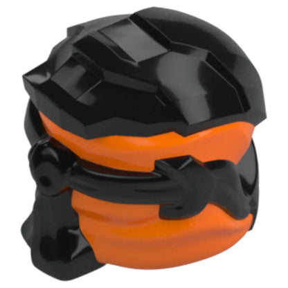 LEGO Zubehör Ninjago Kapuze - Schwarz Orange - 5990 Spiele Pirat