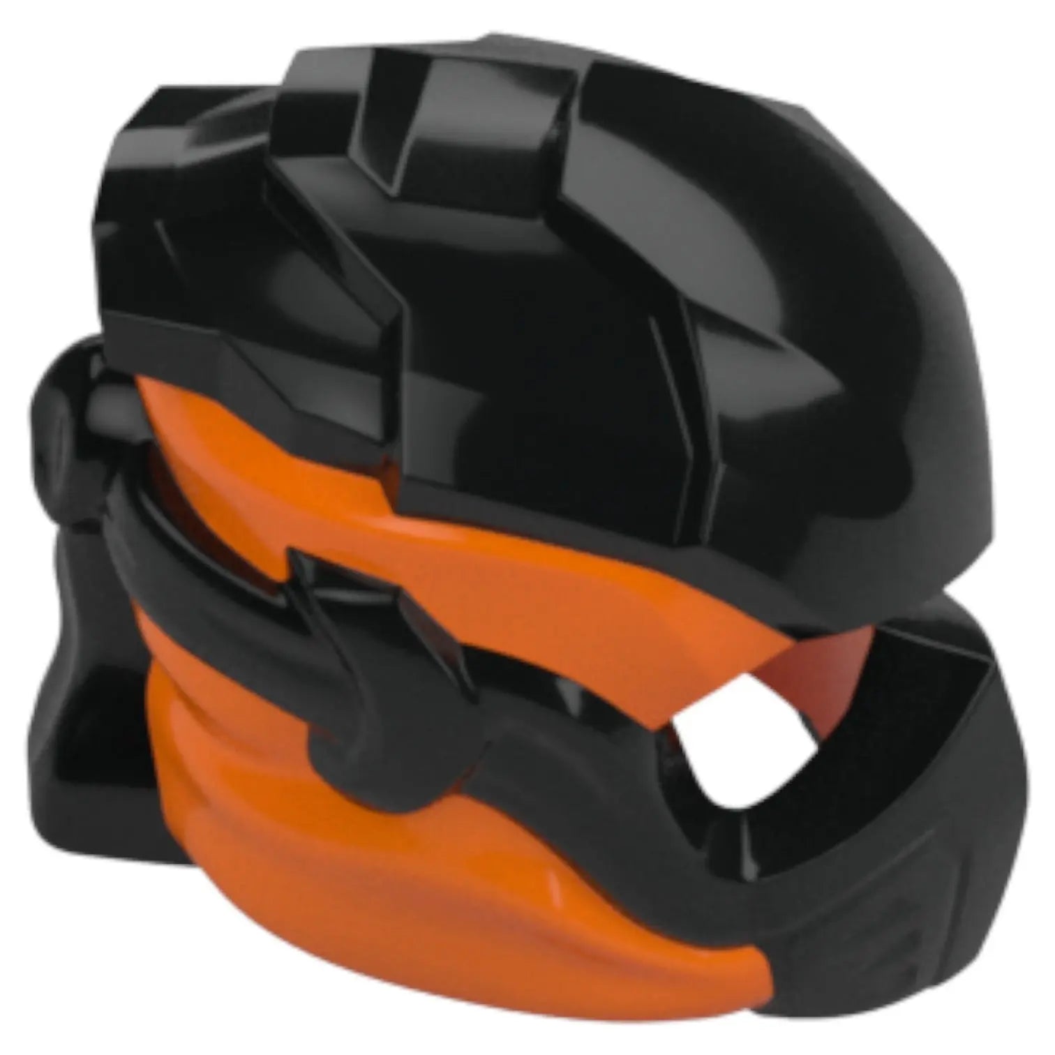 LEGO Zubehör Ninjago Kapuze - Schwarz Orange - 5990 Spiele Pirat