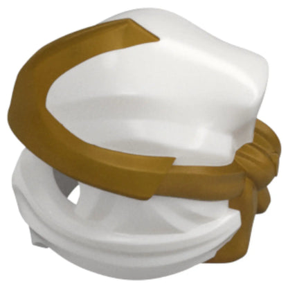 LEGO Zubehör Ninjago Kapuze - Weiss Gold - 7554 Spiele Pirat