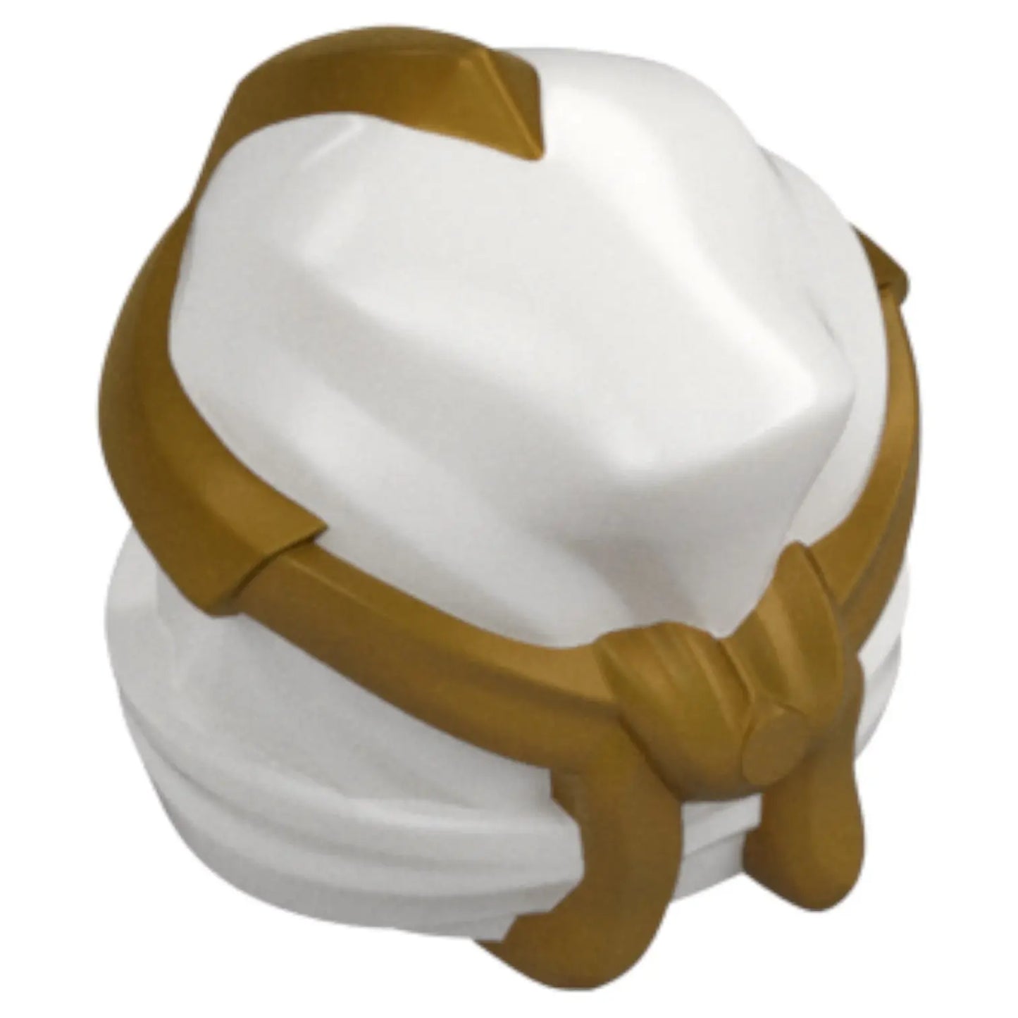 LEGO Zubehör Ninjago Kapuze - Weiss Gold - 7554 Spiele Pirat