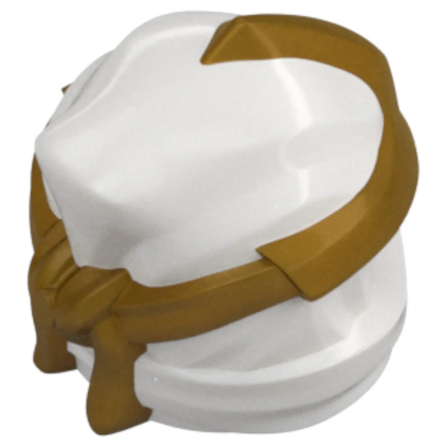 LEGO Zubehör Ninjago Kapuze - Weiss Gold - 7554 Spiele Pirat