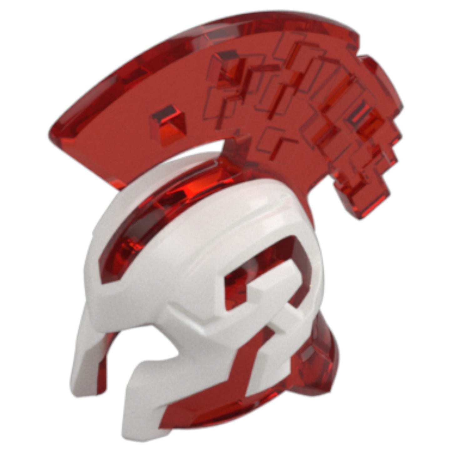 LEGO Zubehör Ninjago Sparta Helm - Rot Weiss - 6889