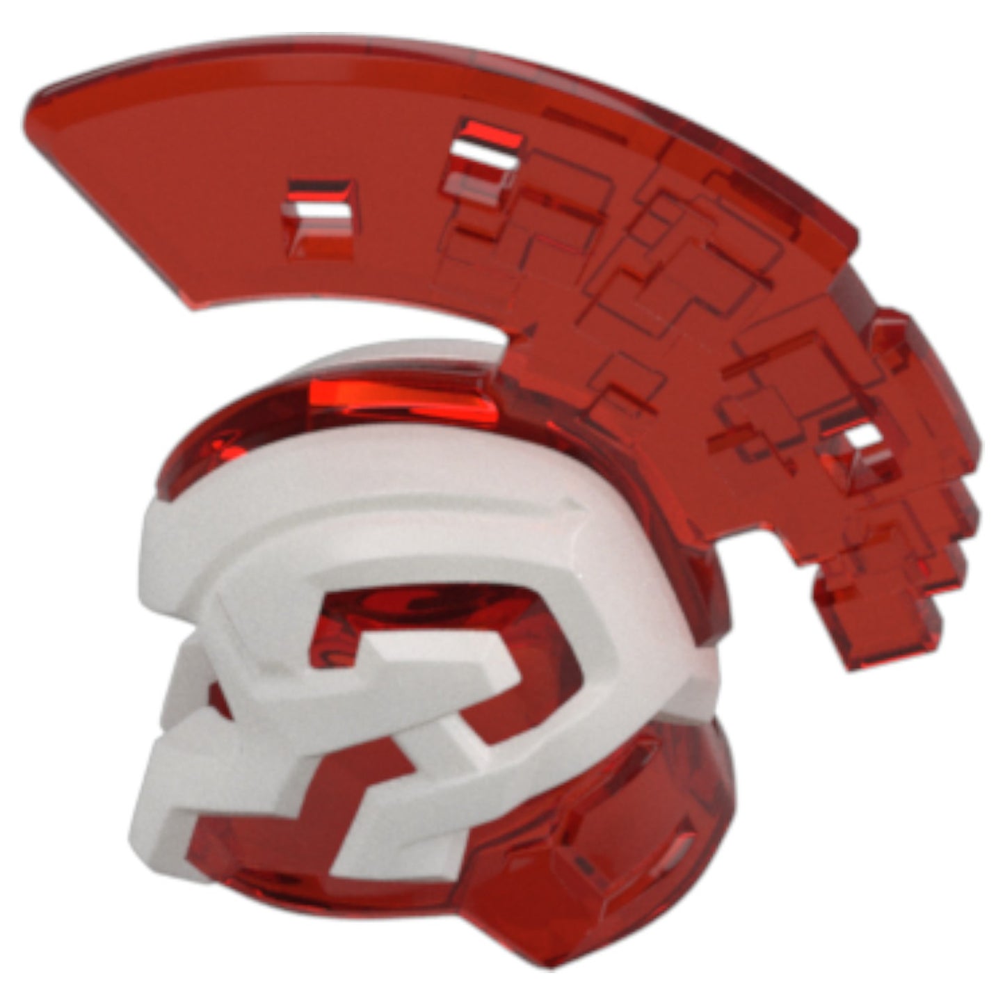 LEGO Zubehör Ninjago Sparta Helm - Rot Weiss - 6889