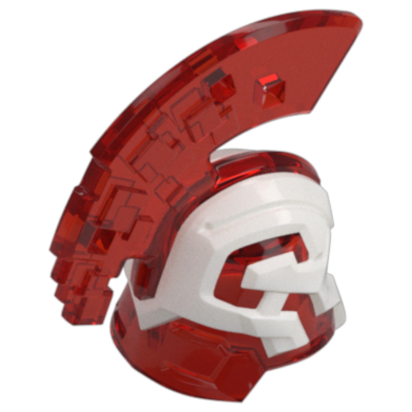 LEGO Zubehör Ninjago Sparta Helm - Rot Weiss - 6889