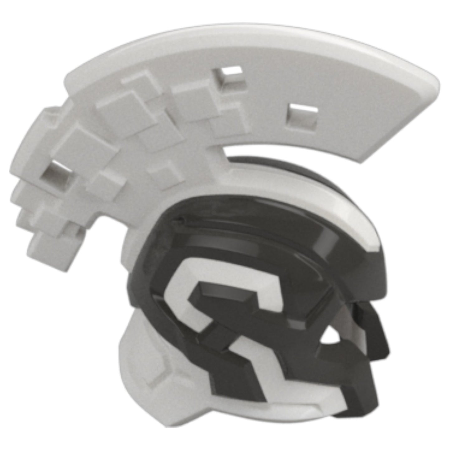 LEGO Zubehör Ninjago Sparta Helm - Schwarz Weiss - 6889