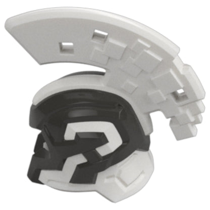 LEGO Zubehör Ninjago Sparta Helm - Schwarz Weiss - 6889