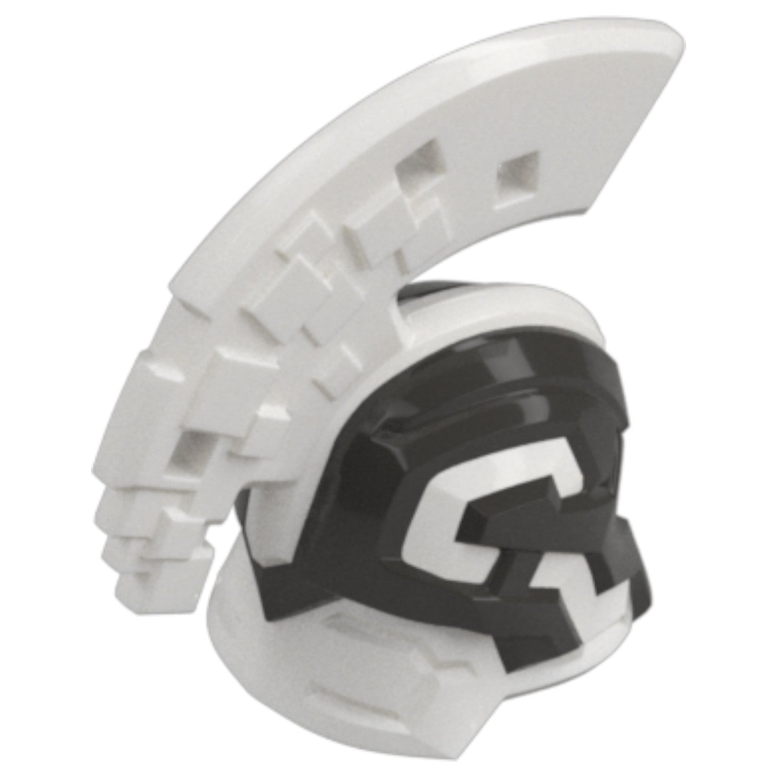 LEGO Zubehör Ninjago Sparta Helm - Schwarz Weiss - 6889