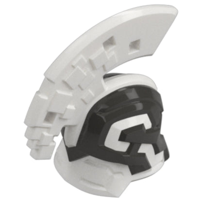 LEGO Zubehör Ninjago Sparta Helm - Schwarz Weiss - 6889