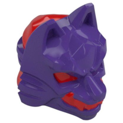 LEGO Zubehör Ninjago Wolf Maske - Rot Violett - 4919
