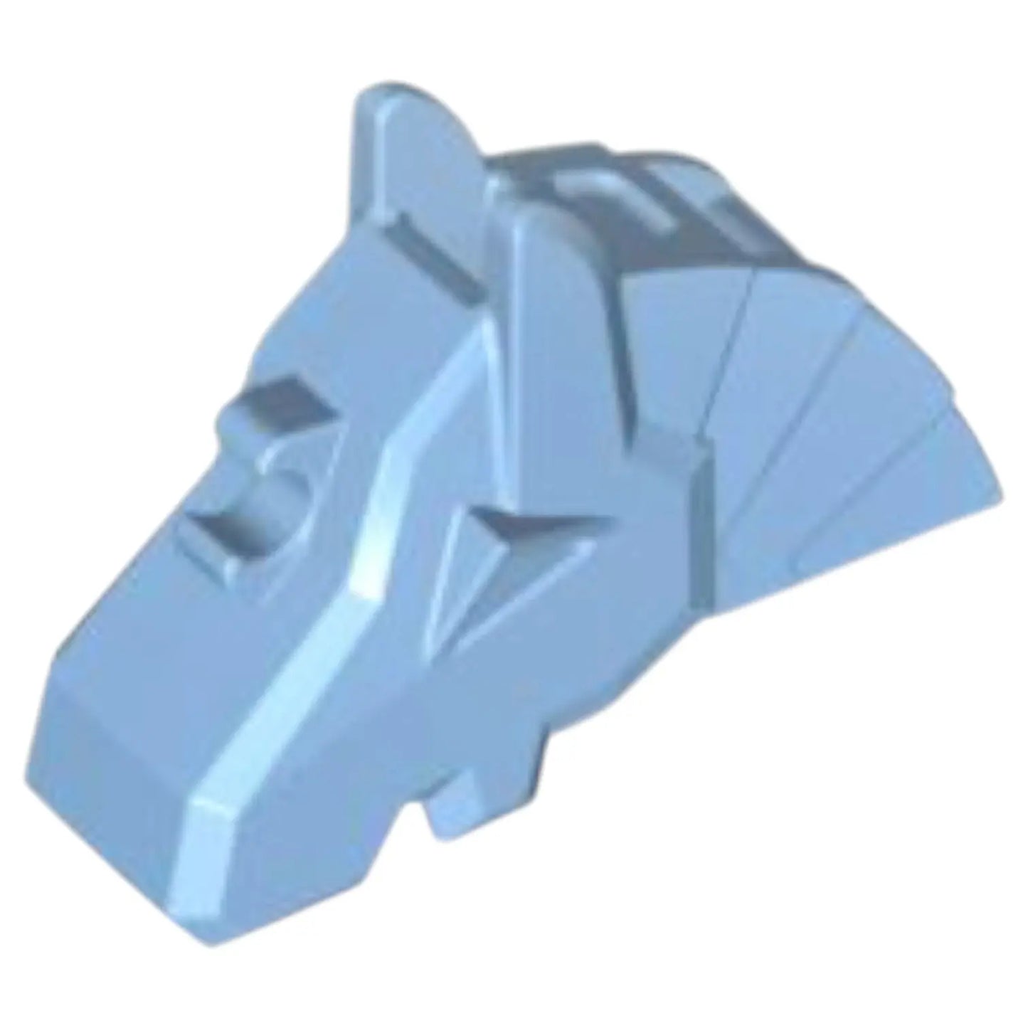 LEGO Zubehör Pferde Kampfhelm eckig - Hellblau - 48492 - Gebraucht Spiele Pirat