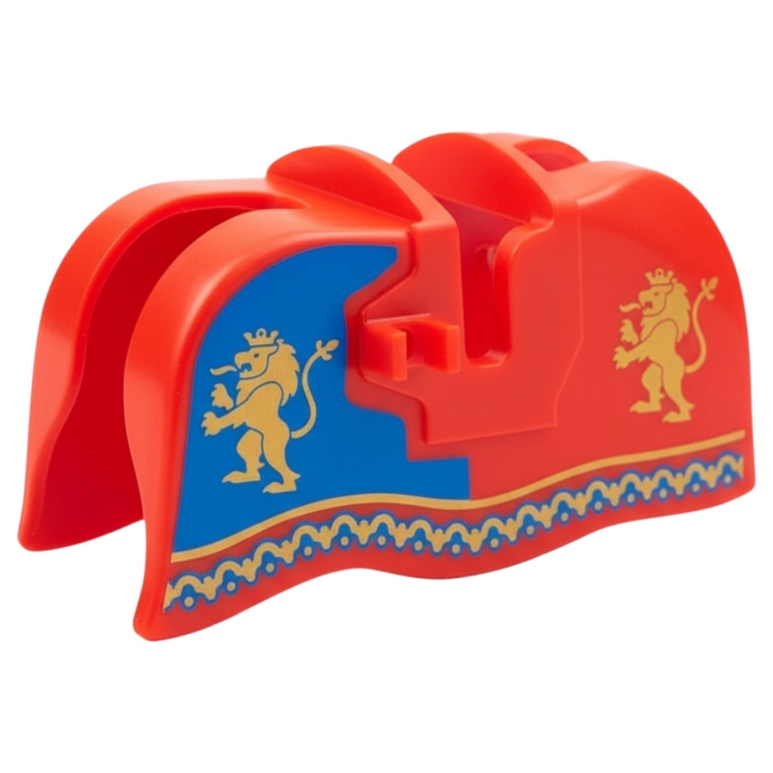 LEGO Zubehör Pferderüstung Löwenritter - Rot Blau - 100659