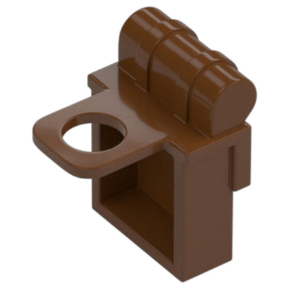 LEGO Zubehör Rüstung Backpack Knapsack 5 Stk. - Braun - 2524