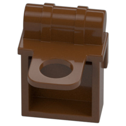 LEGO Zubehör Rüstung Backpack Knapsack 5 Stk. - Braun - 2524