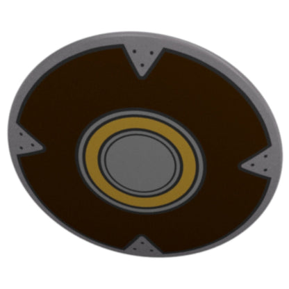 LEGO Zubehör Schild Der Herr der Ringe Rund Mittelerde