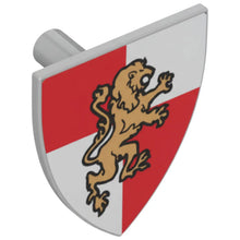 LEGO Zubehör Schild Löwen Muster