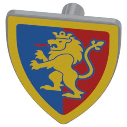 LEGO Zubehör Schild Löwenritter - Blau Rot - 102330