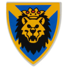 LEGO Zubehör Schild Löwenritter mit gekröntem Löwenkopf Spiele Pirat