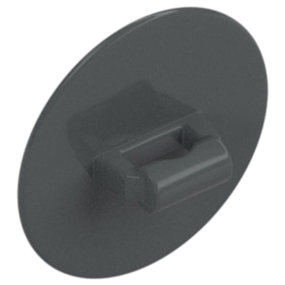 LEGO Zubehör Schild Rund - Grau - 75902