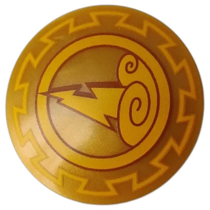 LEGO Zubehör Schild Rund mit Gewitterwolken mit Blitzmuster Spiele Pirat