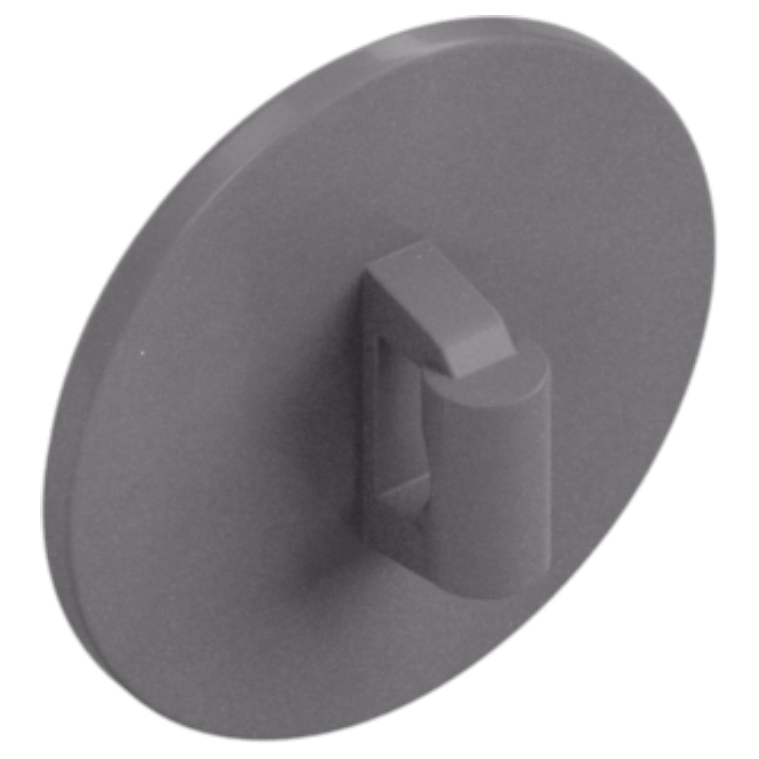 LEGO Zubehör Schild Rund mit Noppen - Silber Metallic - 17835